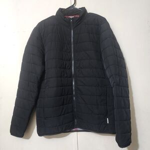 Voyager Black Men'sSize M Polar Fleece Lined  Puffer Jacket Warm Fall Winter
